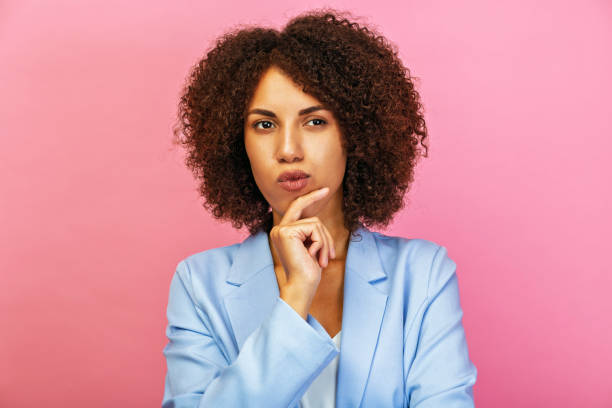 istock Thoughtful African American Woman With Pensive Expression 2187614537