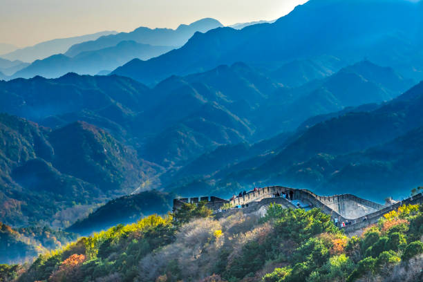 istock Fall Colors Great Wall Section Badaling Beijing China 2187629478