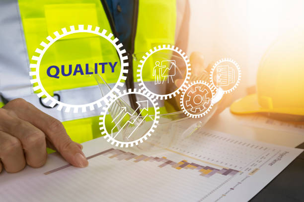 istock Engineers check the quality of workers in the production process according to the data and plans 2187634735