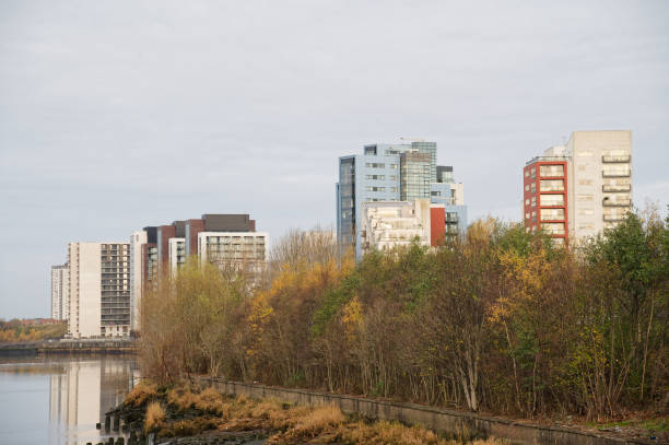 istock Modern high rise flats at Glasgow Harbour 2187645878