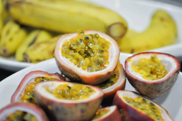 istock passion fruit or Passiflora edulis or Passionfruit 2187648301