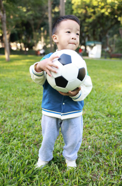 Boy with soccer ball