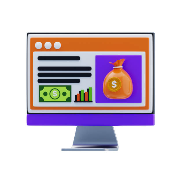 istock Business Profit 3D Icon. Business Growth 3D Icon 2187652503