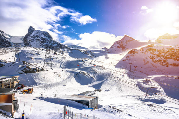 istock Trockener Steg skie area under Matterhorn peak 2187653210