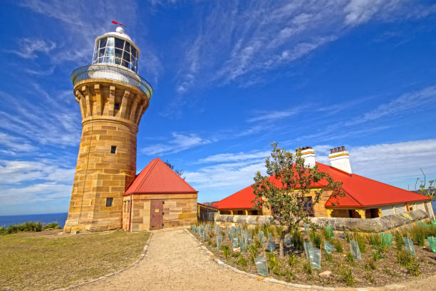 Barrenjoey lighthouse at Palm beach in NSW Australia