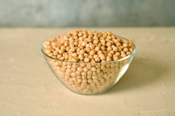 istock Glass bowl filled with chickpeas 2187658914