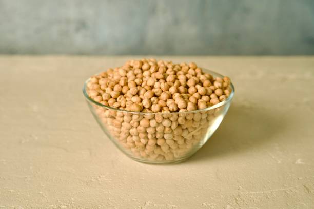 istock Glass bowl filled with chickpeas 2187658916