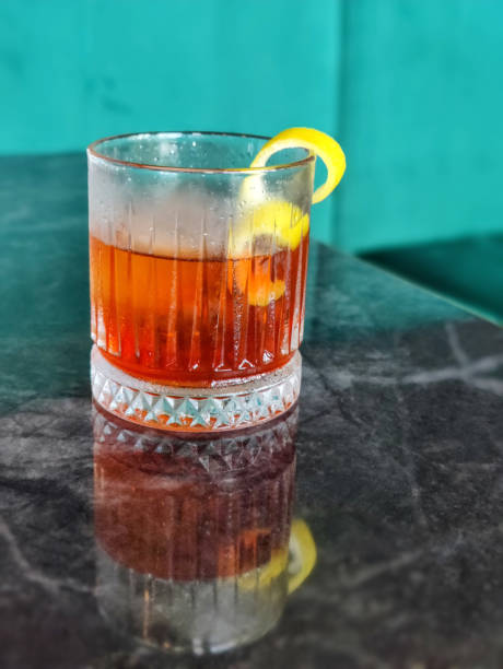 istock A Negroni Cocktail at a fine restaurant setting 2187664883