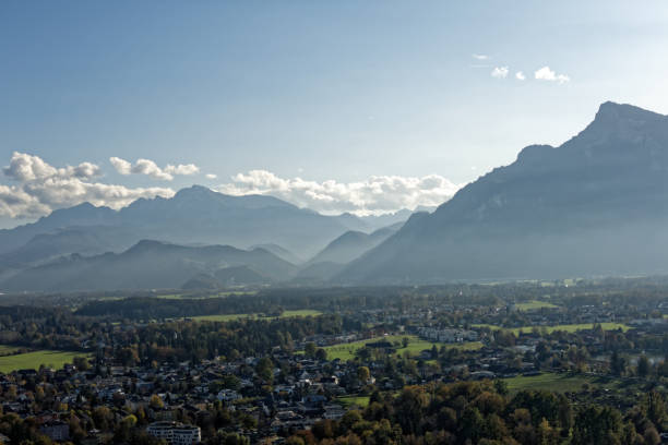 Salzburg's Alpes view from Salzburg fortress