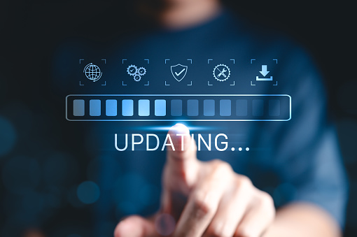 Update Software Application Upgrade Technology Concept Software Update ...