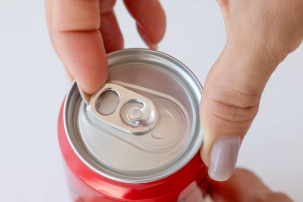 istock Opening cover Aluminum canned drink 2187673314