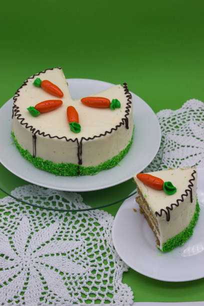 istock Carrot cake with cream frosting 2187677434
