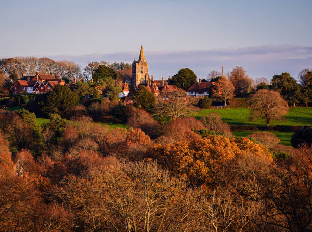 istock Dallington Church Autumn High Weald 2187678030