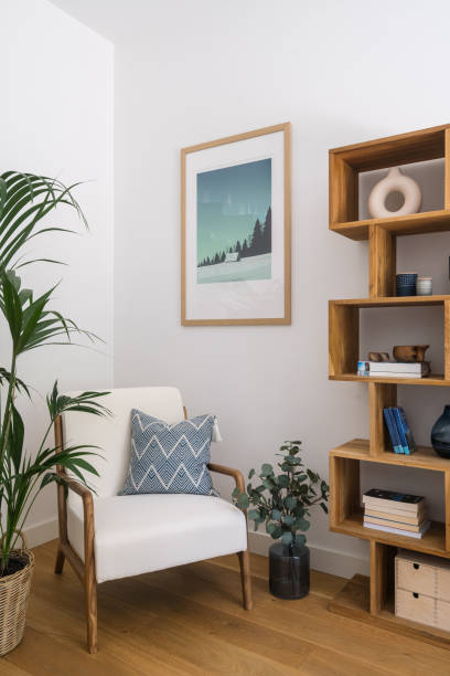 istock Modern living room corner with cozy seating and stylish decor for relaxation 2187684500