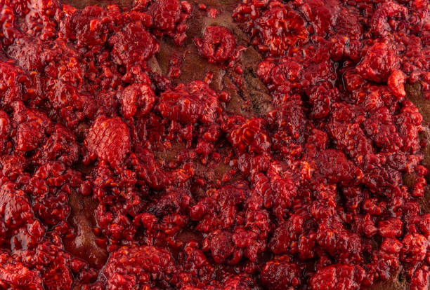 istock Cake with red raspberries sponge cake and raspberries 2187688900