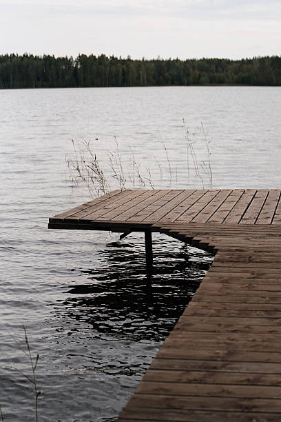 istock Pier on the lake shore 2187694073