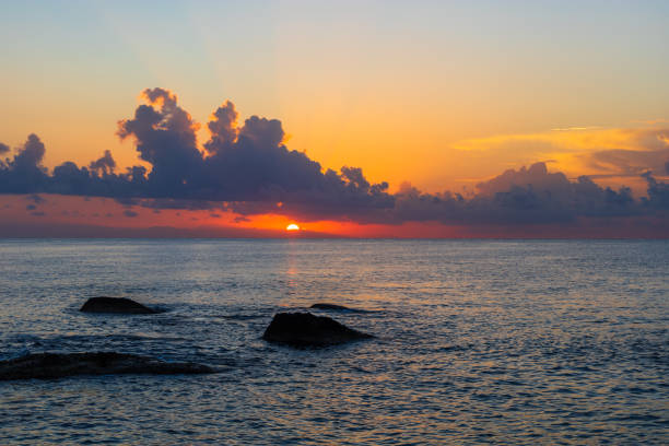 Seascape - Rhodes Greece Nikolas beach at sunrise