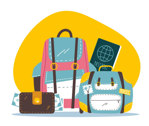 istock Travel journey tourism trip holiday isolated concept. Vector graphic design illustration 2187702149