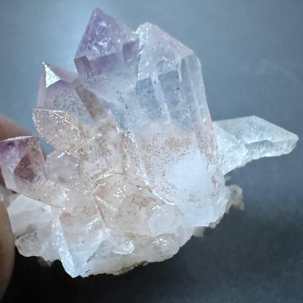 istock From a mineral collection, Amethyst szepter 2187709977