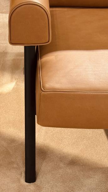 istock Beige leather armchair edge 2187710135
