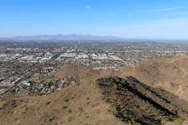 istock Bird eye view of North-West Phoenix Valley, Arizona 2187717564