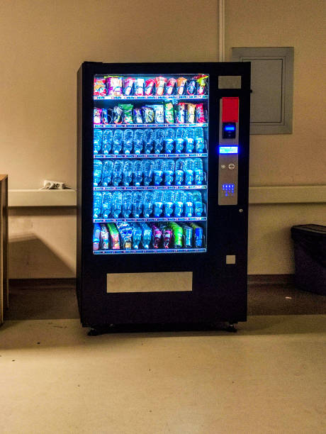 vending machine with food and snack in istanbul turkey