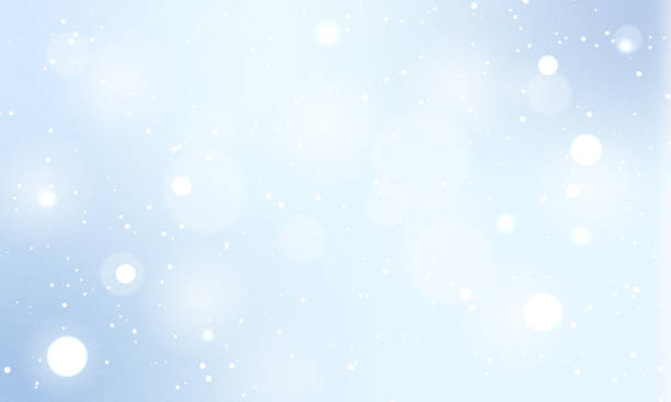 istock Christmas glowing bokeh confetti light and glitter texture overlay for your design. Festive sparkling light dust. Holiday powder dust for cards, invitations, banners, advertising. Magic light effect 2187724568