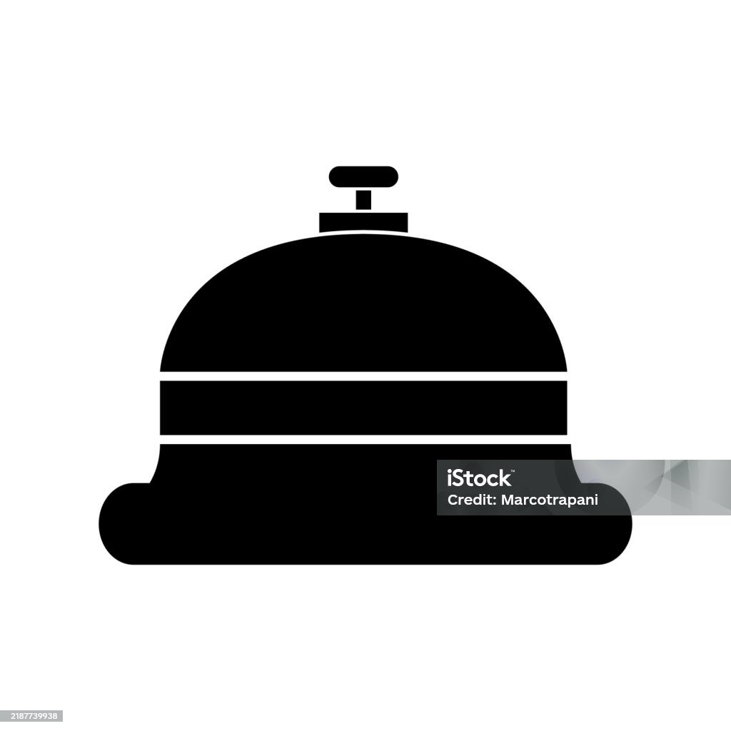Bell For Service Service Bell Stock Illustration - Download Image Now - Alarm, Art, Bell ...