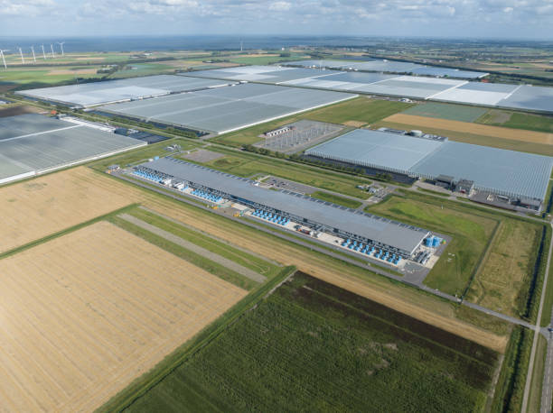 istock Large online search engine datacenter in Middenmeer, the Netherlands. 2187742849