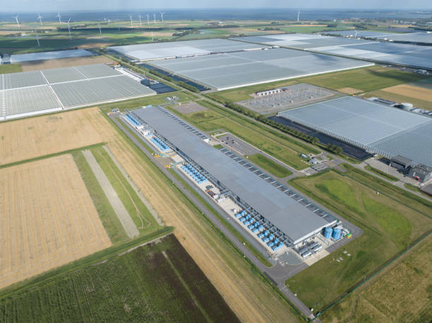 istock Large online search engine datacenter in Middenmeer, the Netherlands. 2187742893