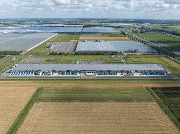 istock Large online search engine datacenter in Middenmeer, the Netherlands. 2187742935