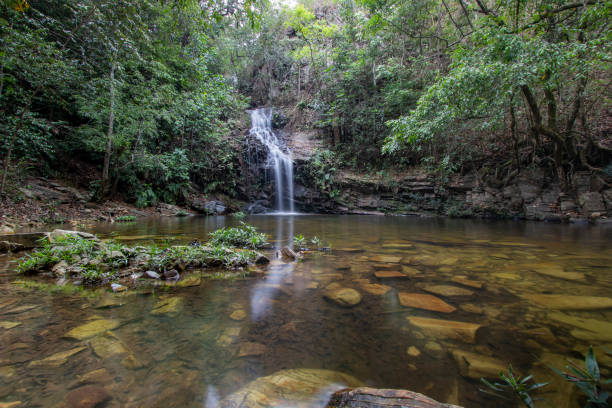istock Brazilian WaterfallThis waterfall is very beautiful and cold. 2187751047