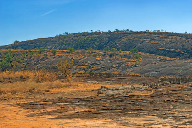 Ancient Granite Hills in Africa in Matobo National Park in Zimbabwe