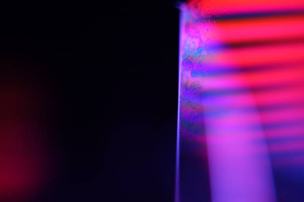 istock Red and purple fluid forms, liquid abstraction, colour waves 2187757480