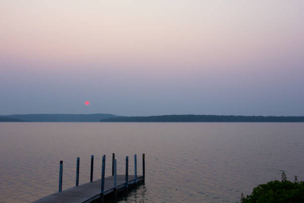 Views at Elk Lake, Michigan