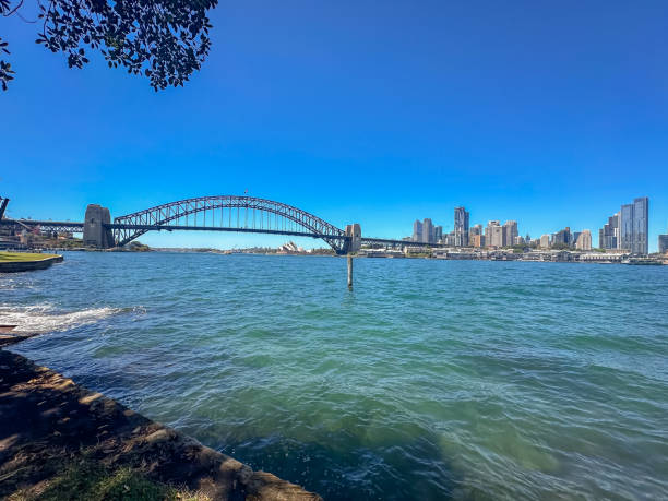 istock Sydney Harbour Bridge Against Clear Blue Sky 2187760067