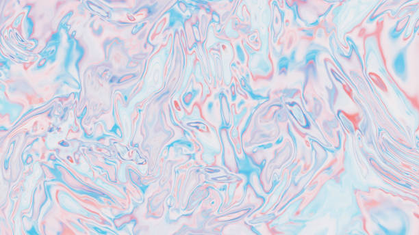 istock Abstract Vibrant Texture. Iridescent Foil. Minimalist Invitation. Holographic Gradient. Holographic texture Background. Shiny metal texture. Glossy wrinkled texture. 2187764272