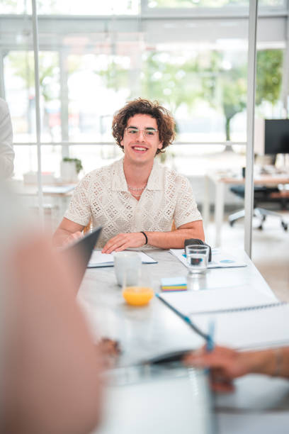 istock Gen Z Male and Diverse Team Steering Office Meeting 2187765979