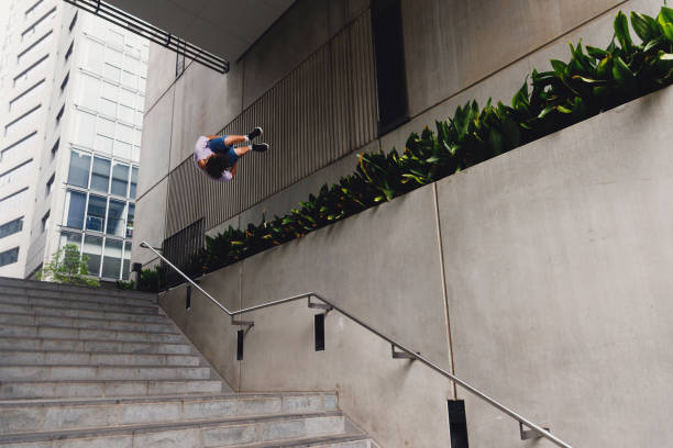 istock Teenage parkour athlete 2187776239