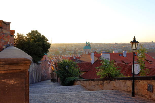View of Prague from Prague Castle, Prague Czech (Prazsky hrad, Praha, Czechia)