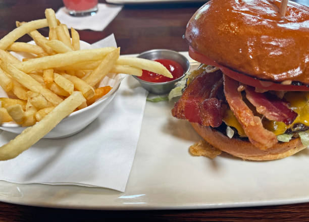 istock Bacon Cheeseburger and Fries 2187782734