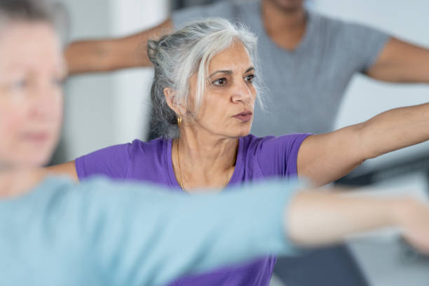 istock Senior Women's Yoga 2187783109