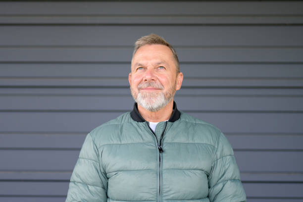 istock Mature Man Looking Upwards with a Gentle Smile 2187783293