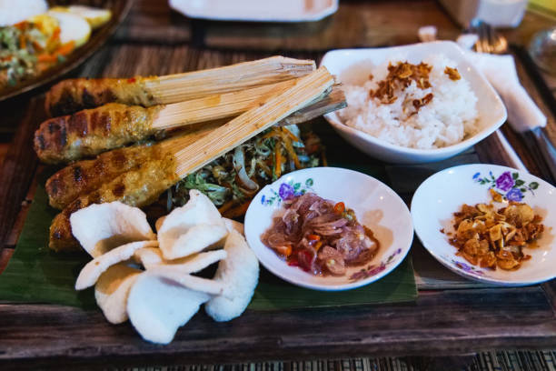 istock A set menu of Balinese specialties. 2187785380