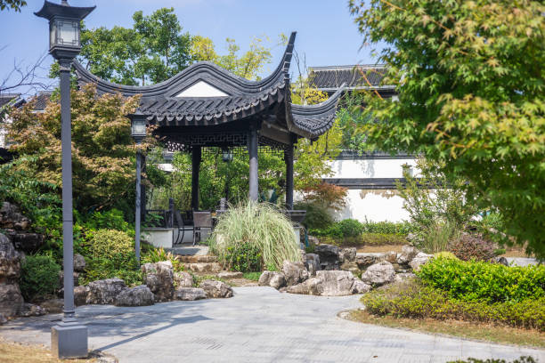 istock Chinese traditional garden architecture 2187787105
