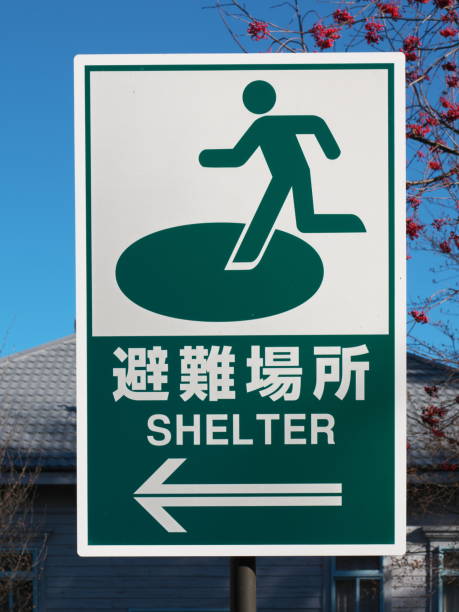 istock A board showing a route of Shelter 2187789949