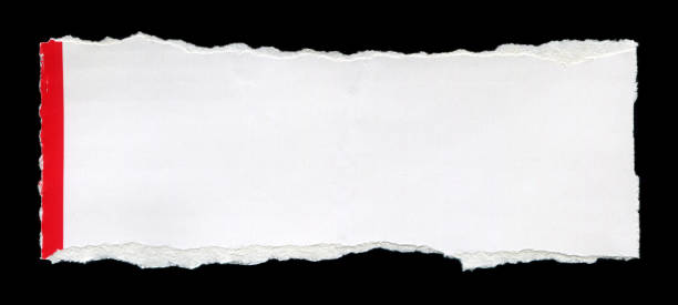 istock Cut or torn paper background textured isolated 2187795240