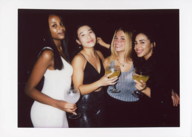istock Four friends enjoying a night out. 2187796543
