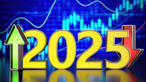 istock 2025 Sign on a Financial Graph with Up and Down Arrows 2187797093