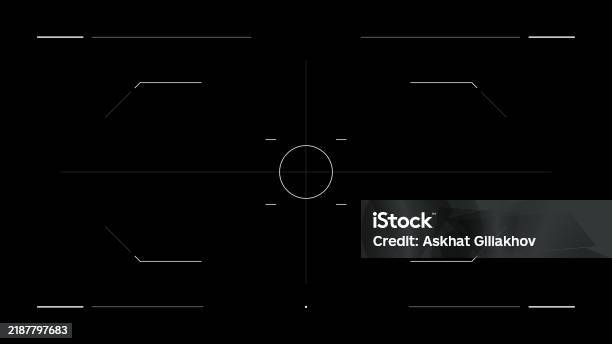 Targeting Pod Hud Hud Target Loading Aiming Drone Interface Stock Illustration - Download ...